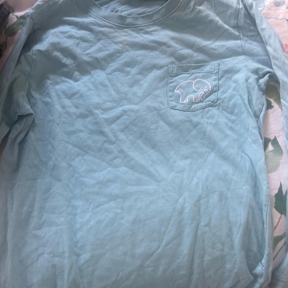 blue ivory ella long sleeve size small